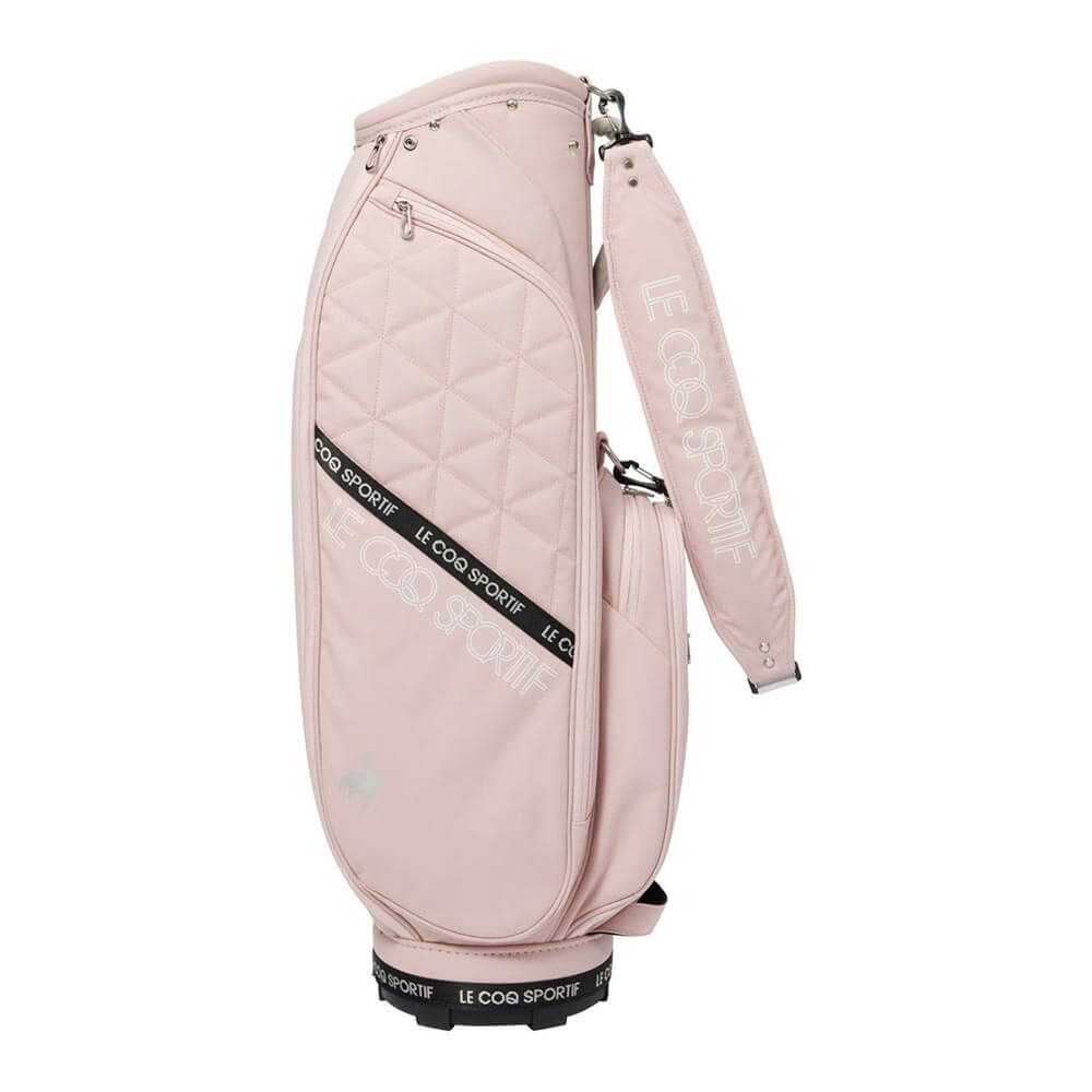 ルコック Le coq sportif　レディース キルティングデザイン キャディバッグ LG5FCB01L PK00 ピンク　2025年モデル ピンク