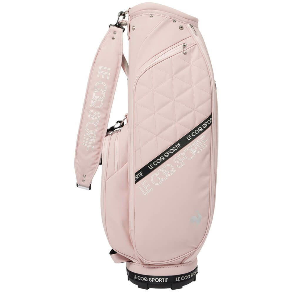 ルコック Le coq sportif　レディース キルティングデザイン キャディバッグ LG5FCB01L PK00 ピンク　2025年モデル ピンク 詳細3