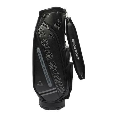 ルコック Le coq sportif　レディース マットデザイン キャディバッグ LG5FCB02L BK00 ブラック　2025年モデル ブラック