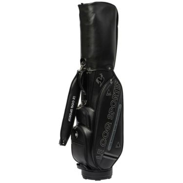 ルコック Le coq sportif　レディース マットデザイン キャディバッグ LG5FCB02L BK00 ブラック　2025年モデル ブラック 詳細2