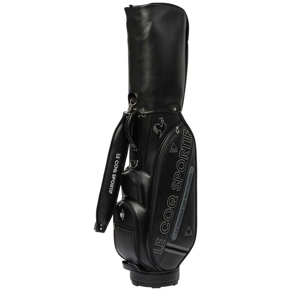 ルコック Le coq sportif　レディース マットデザイン キャディバッグ LG5FCB02L BK00 ブラック　2025年モデル ブラック 詳細2