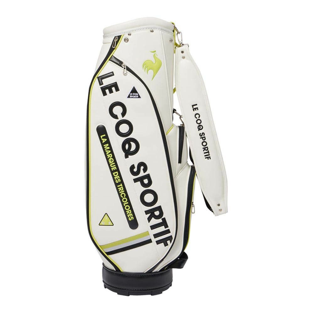 ルコック Le coq sportif　レディース マットデザイン キャディバッグ LG5FCB02L WH00 ホワイト　2025年モデル ホワイト