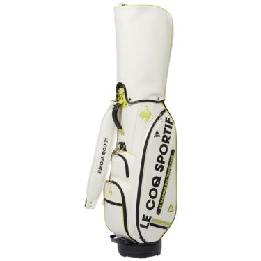 ルコック Le coq sportif　レディース マットデザイン キャディバッグ LG5FCB02L WH00 ホワイト　2025年モデル ホワイト 詳細2