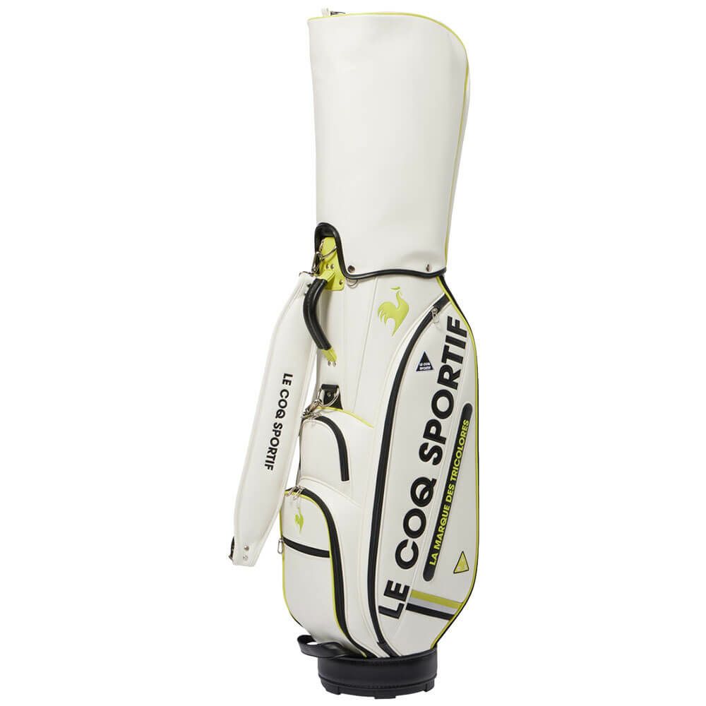 ルコック Le coq sportif　レディース マットデザイン キャディバッグ LG5FCB02L WH00 ホワイト　2025年モデル ホワイト 詳細2
