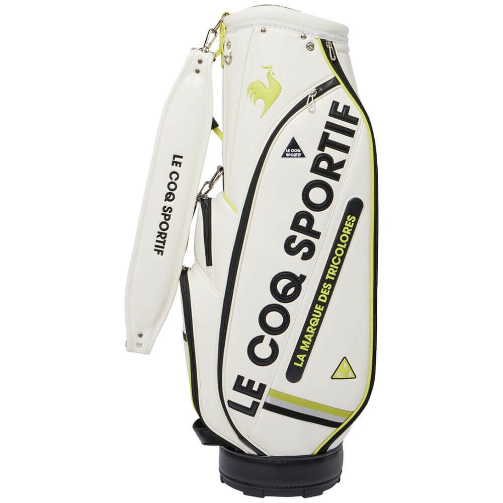 ルコック Le coq sportif　レディース マットデザイン キャディバッグ LG5FCB02L WH00 ホワイト　2025年モデル ホワイト 詳細3