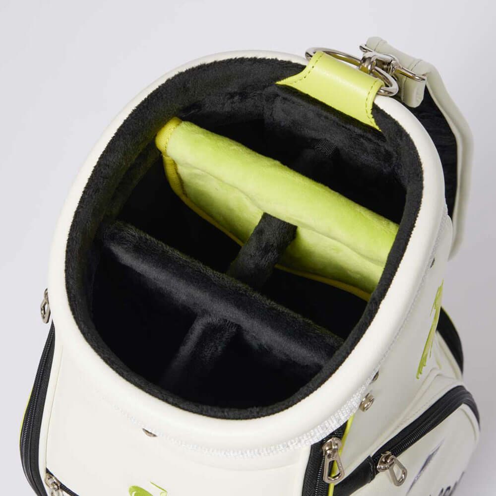 ルコック Le coq sportif　レディース マットデザイン キャディバッグ LG5FCB02L WH00 ホワイト　2025年モデル ホワイト 詳細5