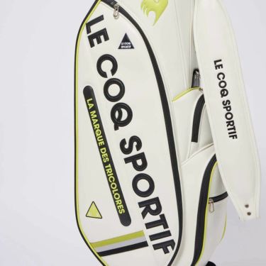 ルコック Le coq sportif　レディース マットデザイン キャディバッグ LG5FCB02L WH00 ホワイト　2025年モデル ホワイト 詳細6