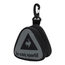 ルコック Le coq sportif　メンズ トライアングルデザイン ボールホルダー LG5FBZ00M BK00 ブラック　2025年モデル