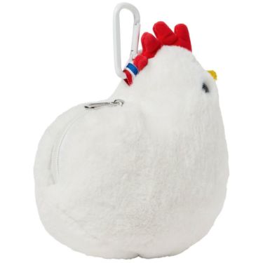 ルコック Le coq sportif　レディース ボア素材 ボールホルダー LG5FBZ03L WH00 ホワイト　2025年モデル ホワイト 詳細2