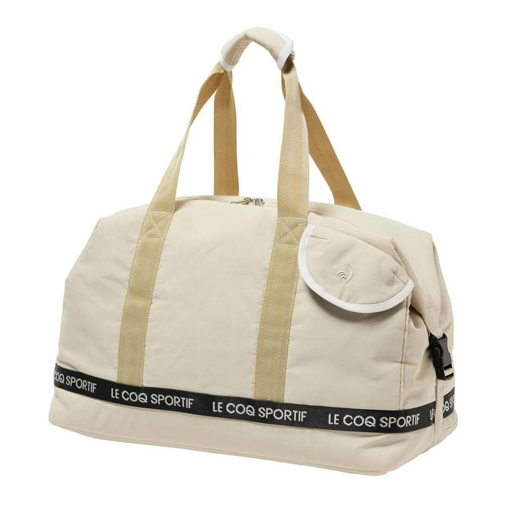 ルコック Le coq sportif　レディース フラップポケットデザイン ボストンバッグ LG5FBB01L BG00 ベージュ　2025年モデル ベージュ