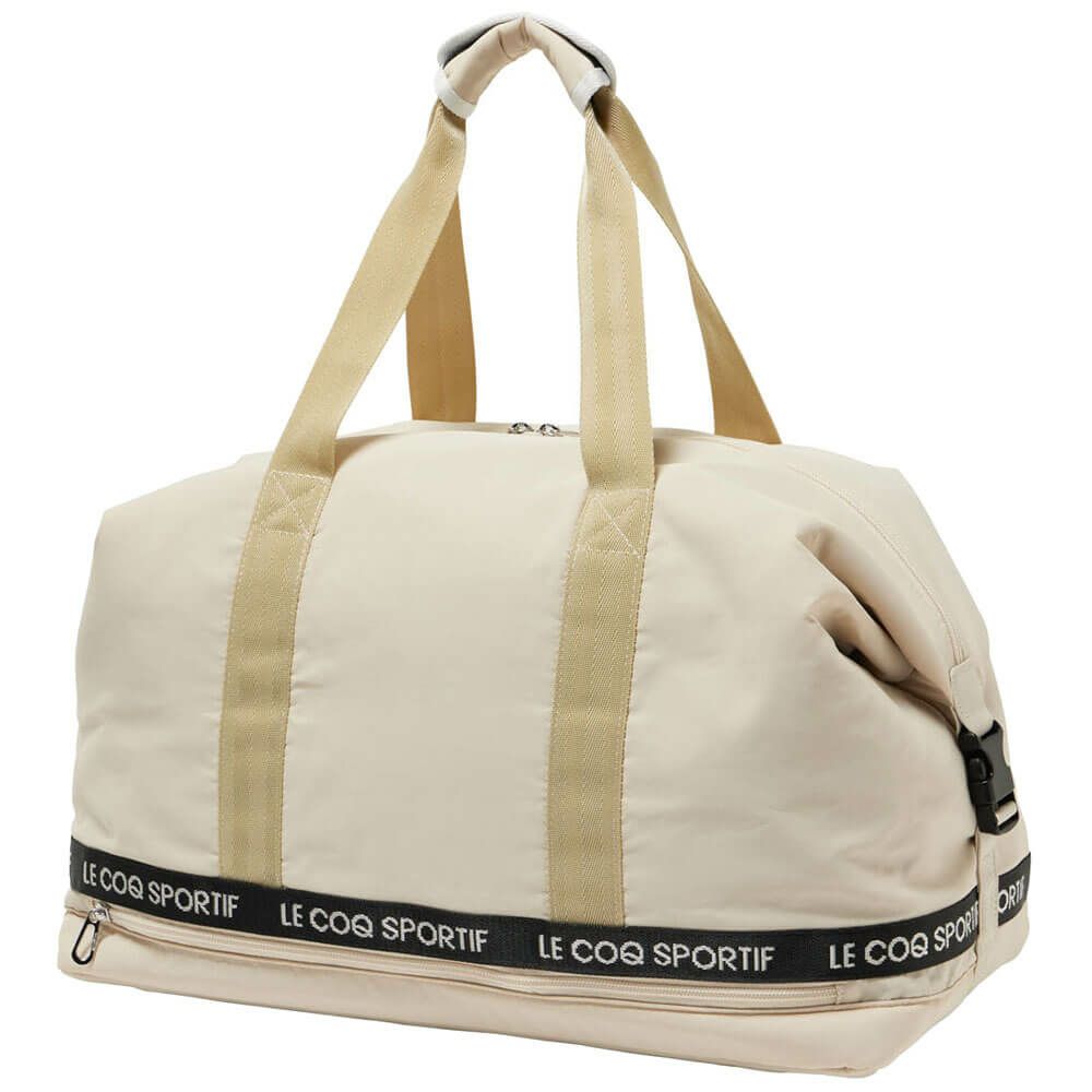 ルコック Le coq sportif　レディース フラップポケットデザイン ボストンバッグ LG5FBB01L BG00 ベージュ　2025年モデル ベージュ 詳細2