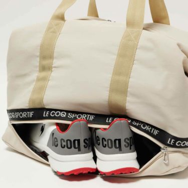 ルコック Le coq sportif　レディース フラップポケットデザイン ボストンバッグ LG5FBB01L BG00 ベージュ　2025年モデル ベージュ 詳細7
