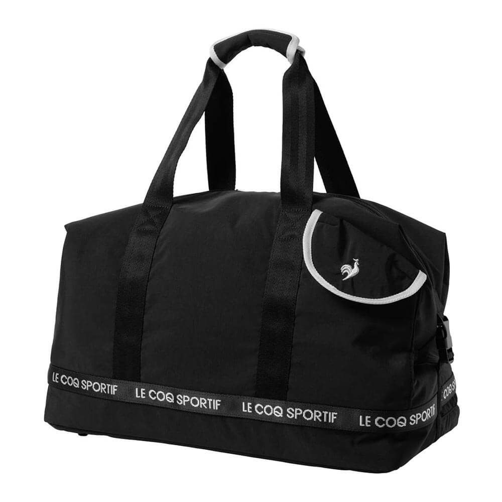 ルコック Le coq sportif　レディース フラップポケットデザイン ボストンバッグ LG5FBB01L BK00 ブラック　2025年モデル ブラック
