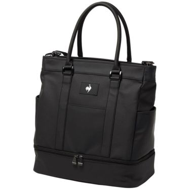 ルコック Le coq sportif　メンズ 二層式 ボストンバッグ LG5FBB01M BK00 ブラック　2025年モデル ブラック 詳細4