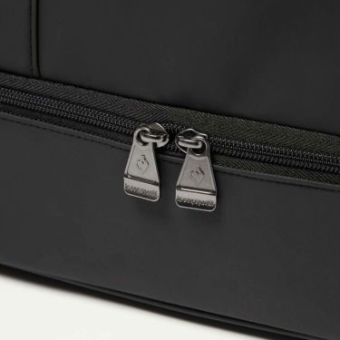 ルコック Le coq sportif　メンズ 二層式 ボストンバッグ LG5FBB01M BK00 ブラック　2025年モデル ブラック 詳細8