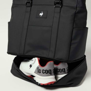 ルコック Le coq sportif　メンズ 二層式 ボストンバッグ LG5FBB01M BK00 ブラック　2025年モデル ブラック 詳細10