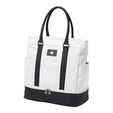 ルコック Le coq sportif　メンズ 二層式 ボストンバッグ LG5FBB01M WH00 ホワイト　2025年モデル ホワイト