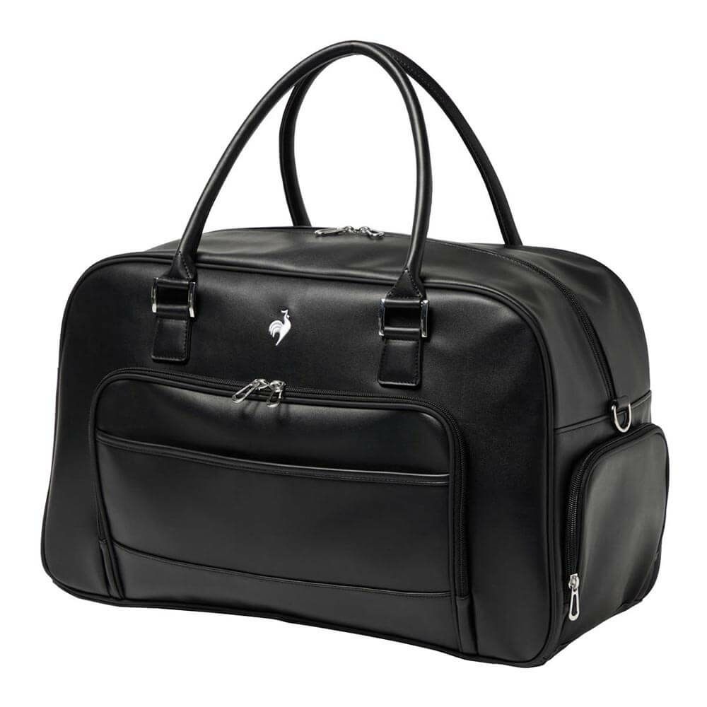 ルコック Le coq sportif　メンズ ベーシック ボストンバッグ LG5FBB02M BK00 ブラック　2025年モデル ブラック