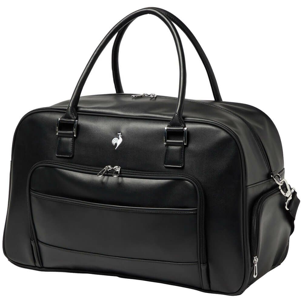 ルコック Le coq sportif　メンズ ベーシック ボストンバッグ LG5FBB02M BK00 ブラック　2025年モデル ブラック 詳細4