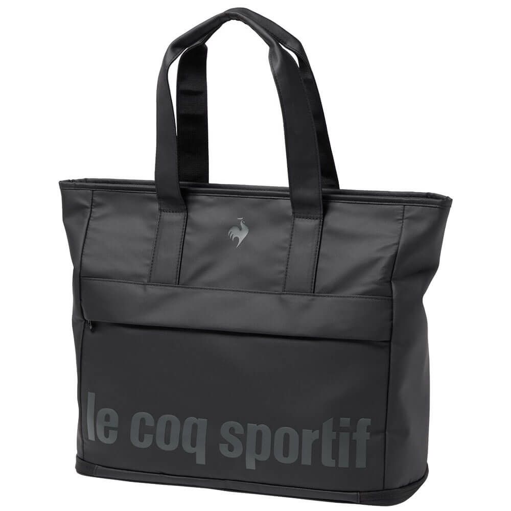 ルコック Le coq sportif　メンズ トライアングルデザイン 多収納 トートバッグ LG5FTT00M BK00 ブラック　2025年モデル ブラック 詳細2