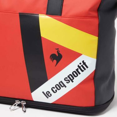 ルコック Le coq sportif　メンズ トライアングルデザイン 多収納 トートバッグ LG5FTT00M RD00 レッド　2025年モデル レッド 詳細4
