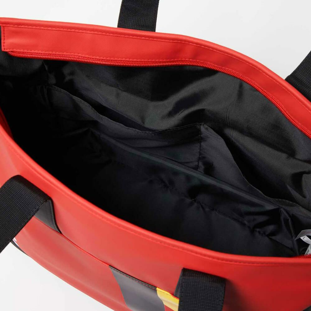 ルコック Le coq sportif　メンズ トライアングルデザイン 多収納 トートバッグ LG5FTT00M RD00 レッド　2025年モデル レッド 詳細5