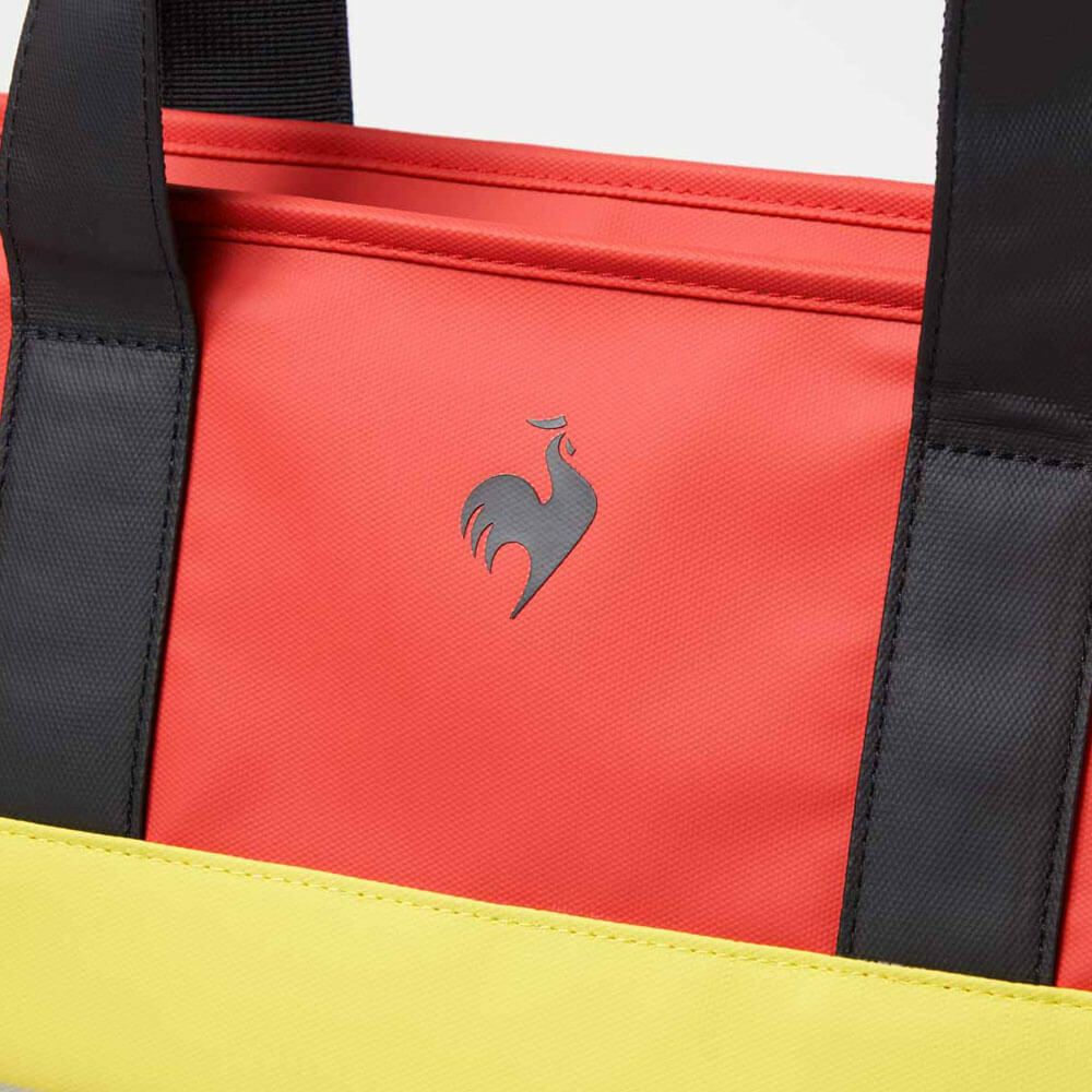 ルコック Le coq sportif　メンズ トライアングルデザイン 多収納 トートバッグ LG5FTT00M RD00 レッド　2025年モデル レッド 詳細6