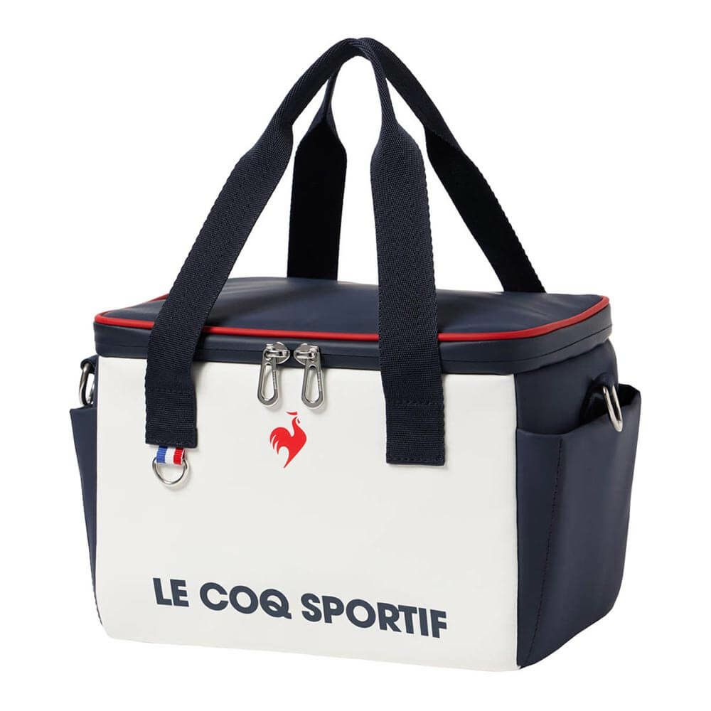 ルコック Le coq sportif　ユニセックス 保冷保温機能付き 横型 カートポーチ LG5FTT42U WHNV ホワイトネイビー　2025年モデル ホワイトネイビー