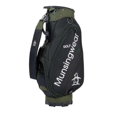 マンシングウェア Munsingwear　メンズ キャディバッグ MG5FCB02M BK00 ブラック　2025年モデル ブラック
