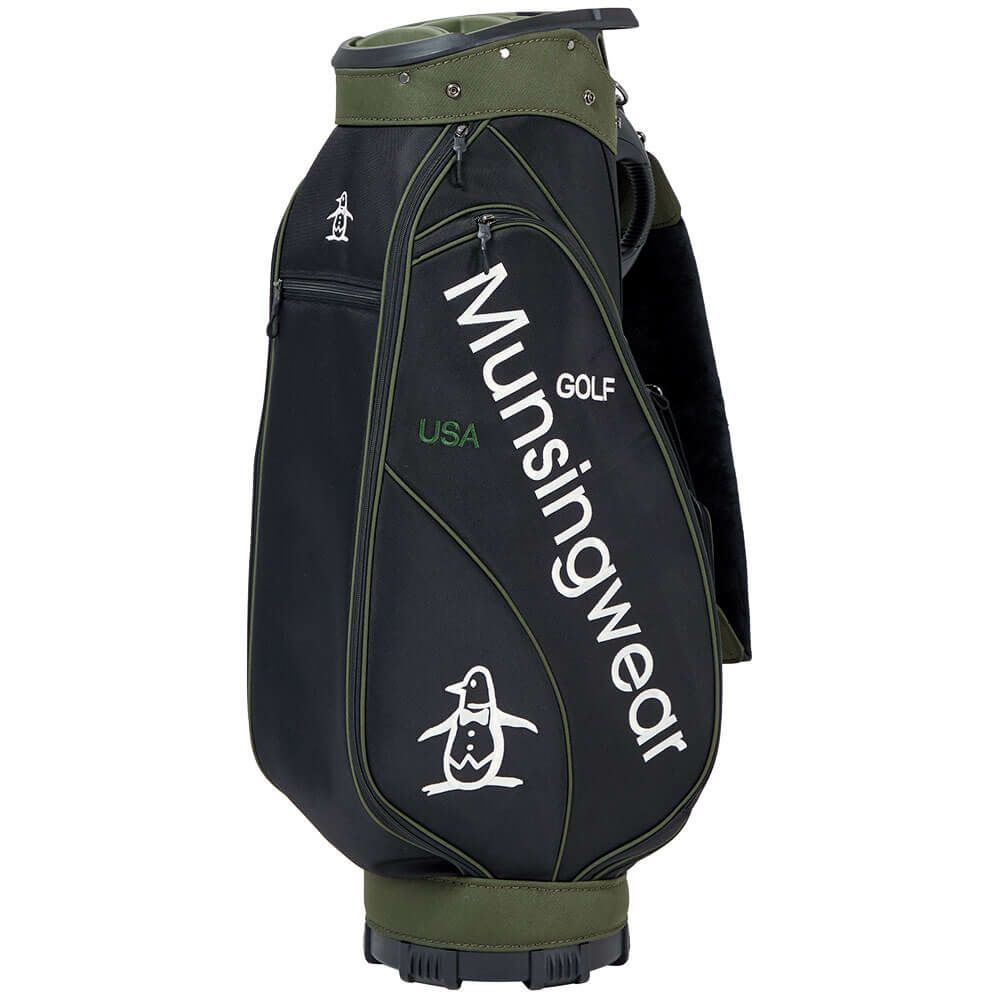 マンシングウェア Munsingwear　メンズ キャディバッグ MG5FCB02M BK00 ブラック　2025年モデル ブラック 詳細2