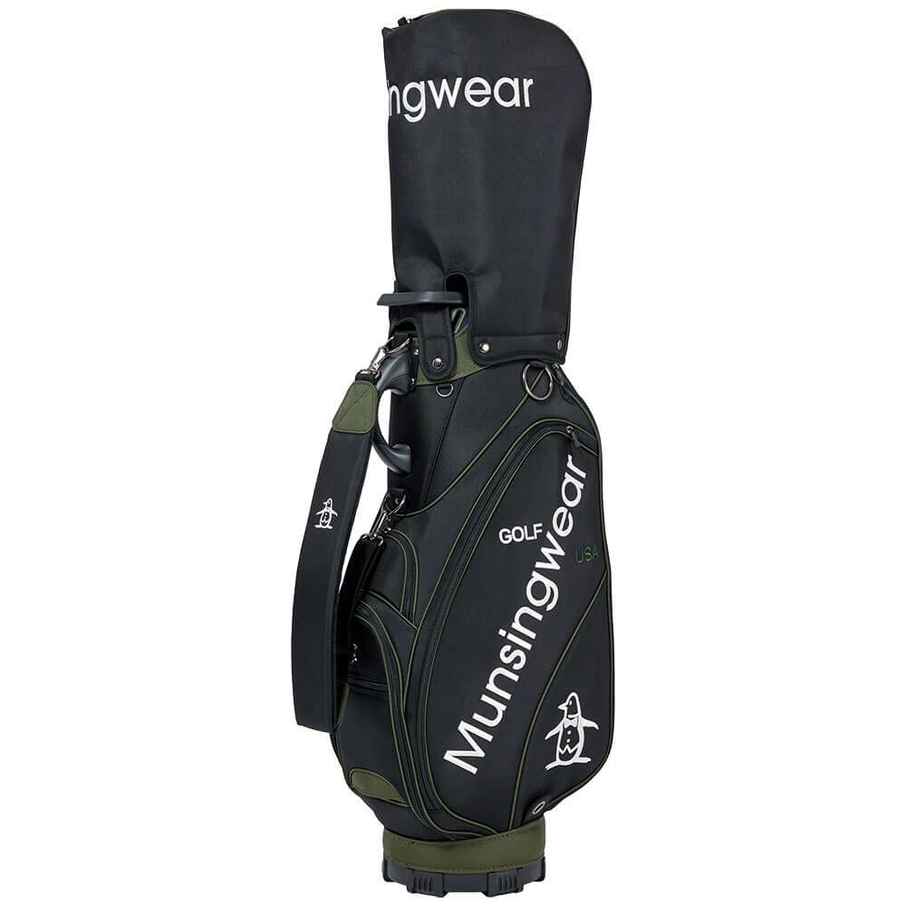 マンシングウェア Munsingwear　メンズ キャディバッグ MG5FCB02M BK00 ブラック　2025年モデル ブラック 詳細3