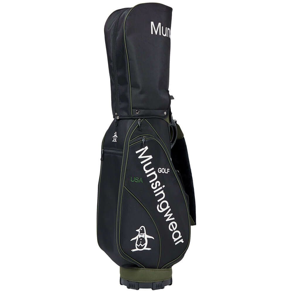 マンシングウェア Munsingwear　メンズ キャディバッグ MG5FCB02M BK00 ブラック　2025年モデル ブラック 詳細4
