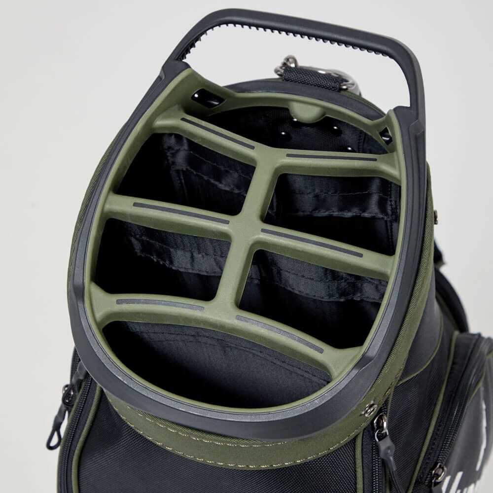 マンシングウェア Munsingwear　メンズ キャディバッグ MG5FCB02M BK00 ブラック　2025年モデル ブラック 詳細5