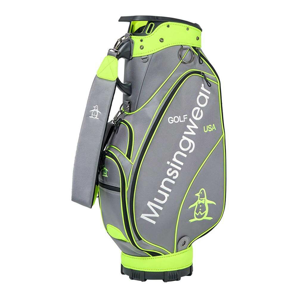 マンシングウェア Munsingwear　メンズ キャディバッグ MG5FCB02M GY00 グレー　2025年モデル グレー