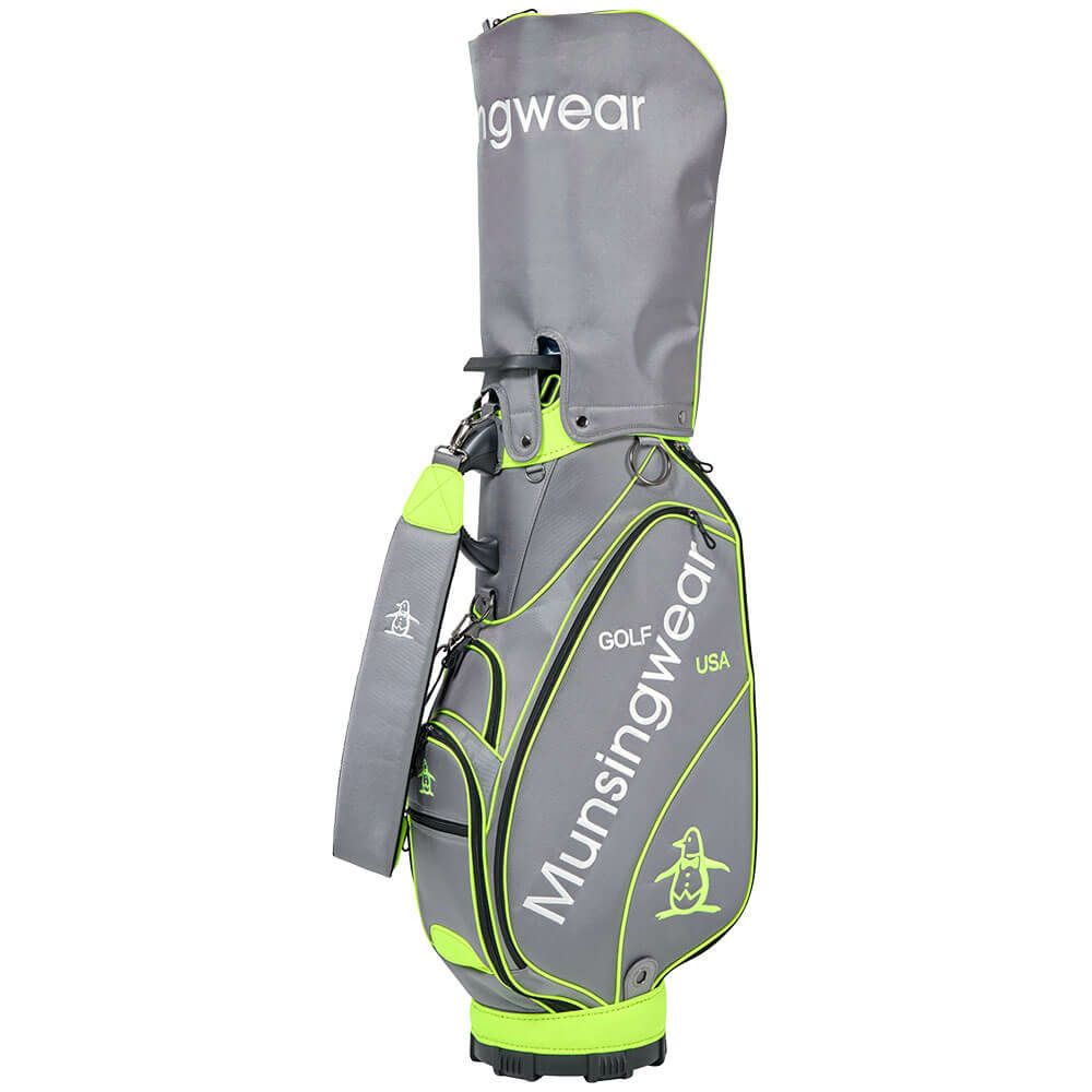 マンシングウェア Munsingwear　メンズ キャディバッグ MG5FCB02M GY00 グレー　2025年モデル グレー 詳細3