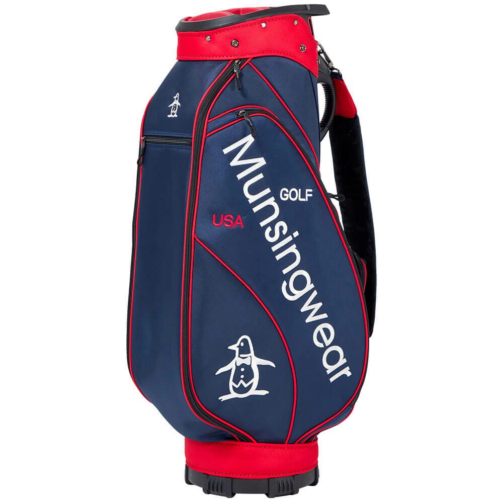 マンシングウェア Munsingwear　メンズ キャディバッグ MG5FCB02M NV00 ネイビー　2025年モデル ネイビー 詳細2