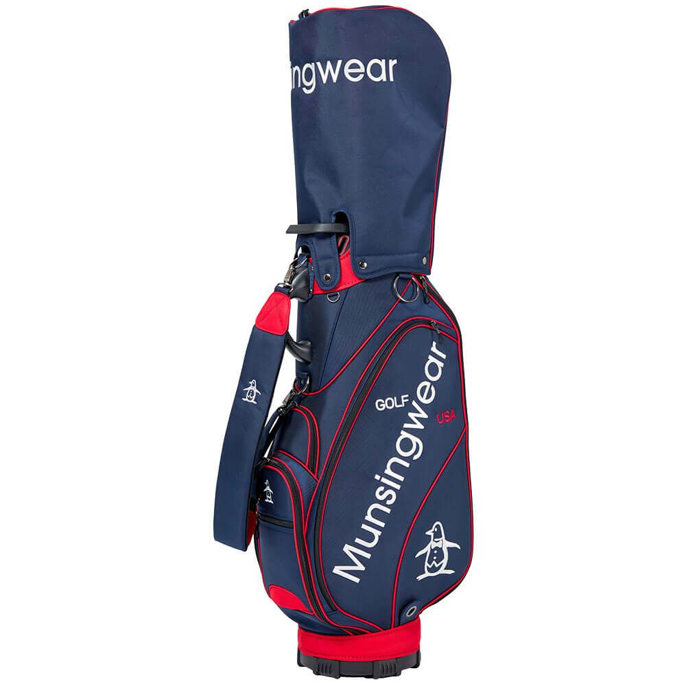 マンシングウェア Munsingwear　メンズ キャディバッグ MG5FCB02M NV00 ネイビー　2025年モデル ネイビー 詳細3