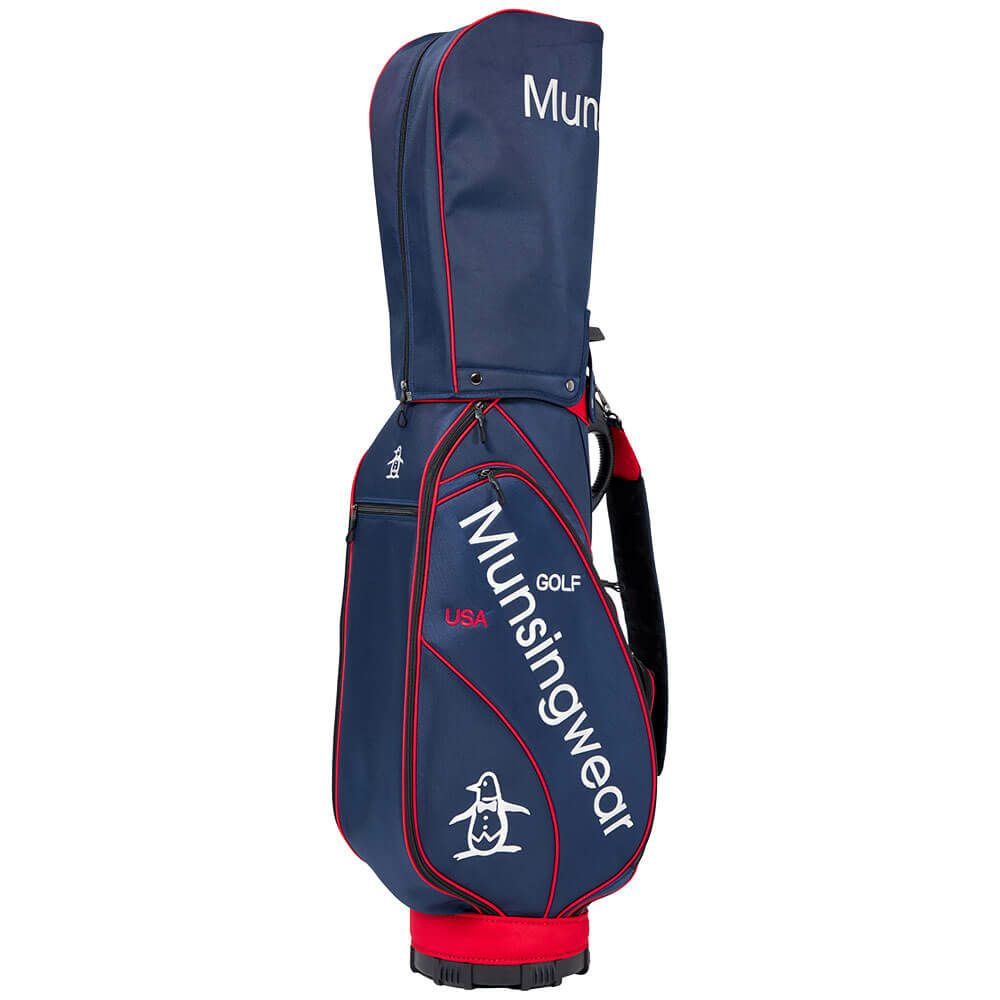 マンシングウェア Munsingwear　メンズ キャディバッグ MG5FCB02M NV00 ネイビー　2025年モデル ネイビー 詳細4