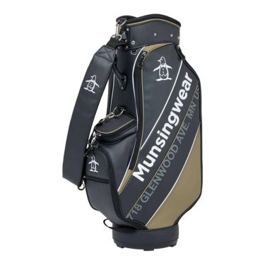 マンシングウェア Munsingwear　メンズ キャディバッグ MG5SCB05M BKKH ブラックカーキ　2025年モデル ブラックカーキ