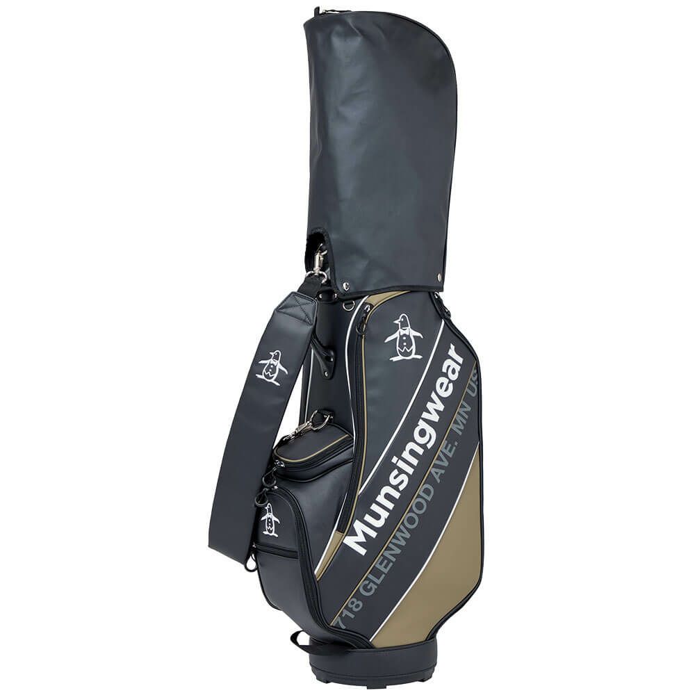 マンシングウェア Munsingwear　メンズ キャディバッグ MG5SCB05M BKKH ブラックカーキ　2025年モデル ブラックカーキ 詳細3