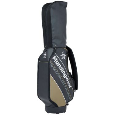 マンシングウェア Munsingwear　メンズ キャディバッグ MG5SCB05M BKKH ブラックカーキ　2025年モデル ブラックカーキ 詳細4