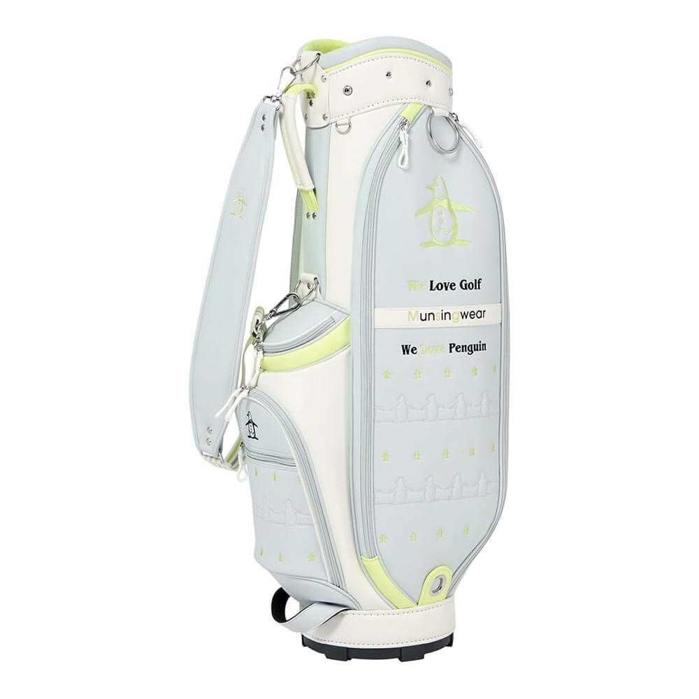 マンシングウェア Munsingwear　レディース キャディバッグ MG5FCB02L GY00 グレー　2025年モデル グレー