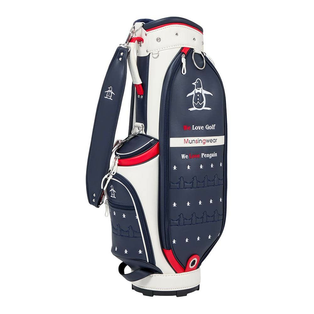 マンシングウェア Munsingwear　レディース キャディバッグ MG5FCB02L NV00 ネイビー　2025年モデル ネイビー