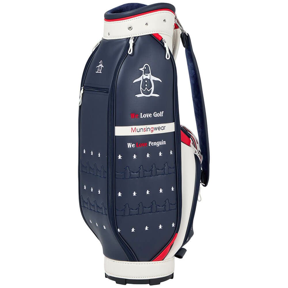 マンシングウェア Munsingwear　レディース キャディバッグ MG5FCB02L NV00 ネイビー　2025年モデル ネイビー 詳細2
