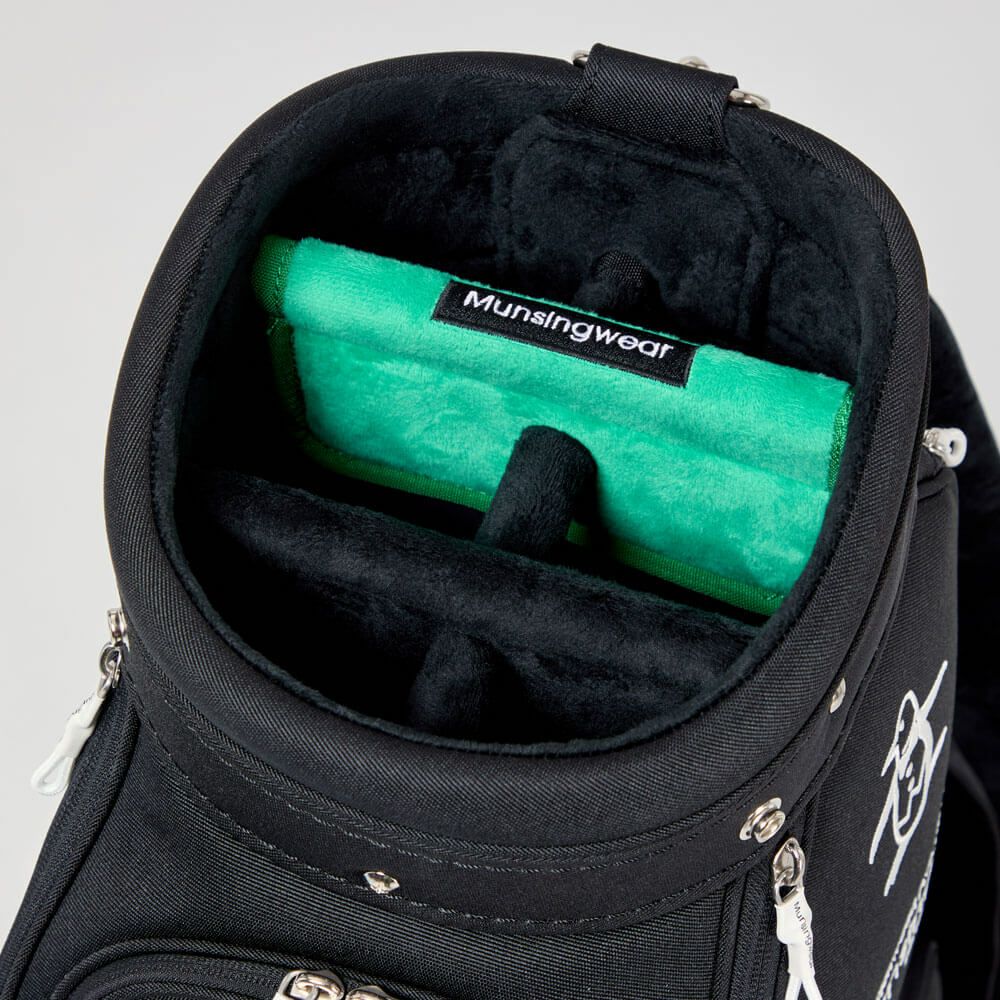 マンシングウェア Munsingwear　キャスター付き キャディバッグ MG5FCB04U BK00 ブラック　2025年モデル ブラック 詳細5