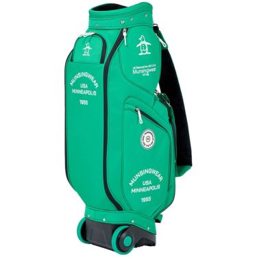 マンシングウェア Munsingwear　キャスター付き キャディバッグ MG5FCB04U GR00 グリーン　2025年モデル グリーン 詳細2