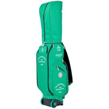 マンシングウェア Munsingwear　キャスター付き キャディバッグ MG5FCB04U GR00 グリーン　2025年モデル グリーン 詳細4