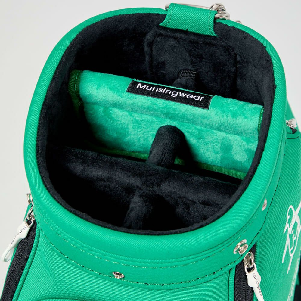 マンシングウェア Munsingwear　キャスター付き キャディバッグ MG5FCB04U GR00 グリーン　2025年モデル グリーン 詳細5