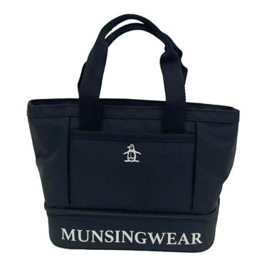 マンシングウェア Munsingwear　メンズ ファブリック 2層式 ポーチ MG5SBZ11M BK00 ブラック　2025年モデル ブラック