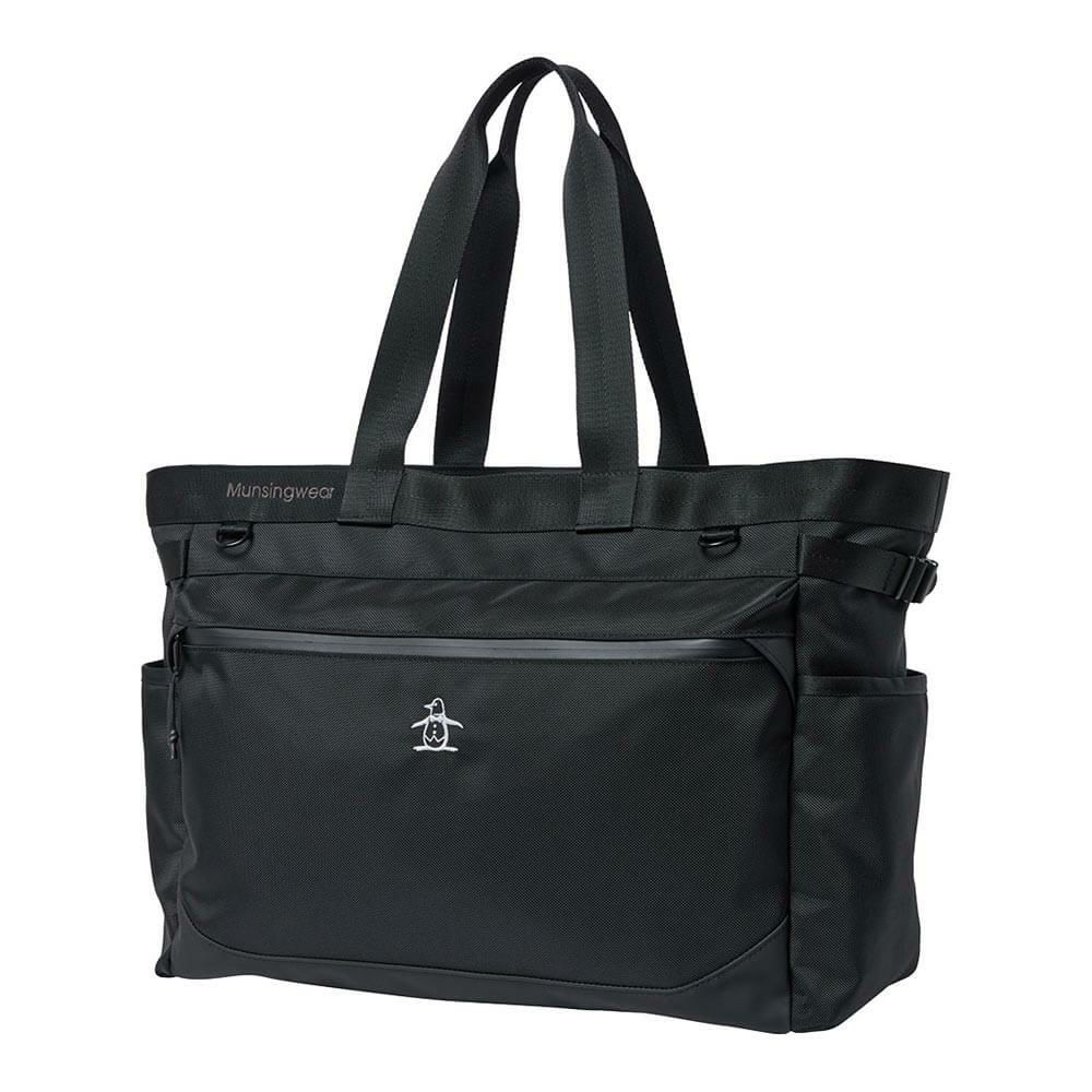 マンシングウェア Munsingwear　メンズ ジャガード ロゴ ボストンバッグ MG5FTT01M BK00 ブラック　2025年モデル ブラック